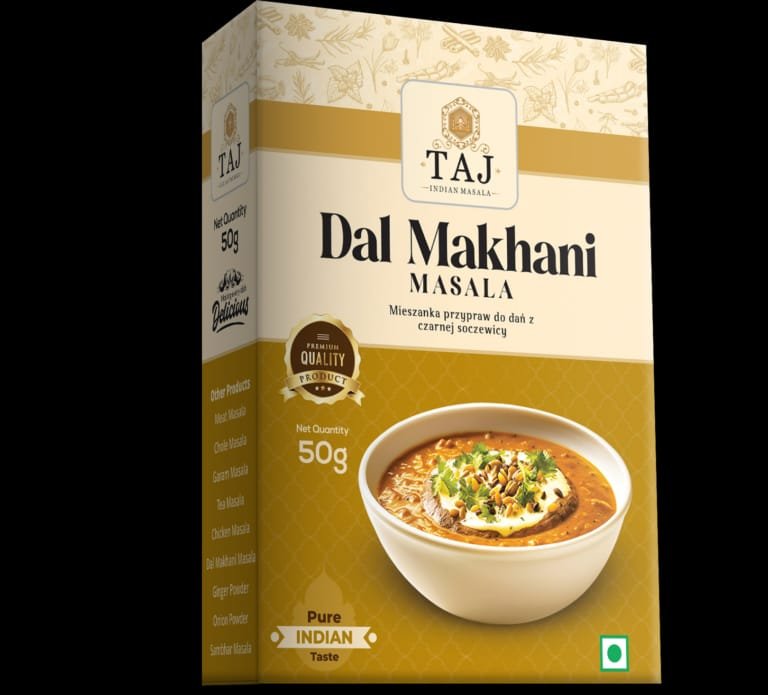 TAJ INDIAN DAL MAKHANI MASALA 50GM BOX